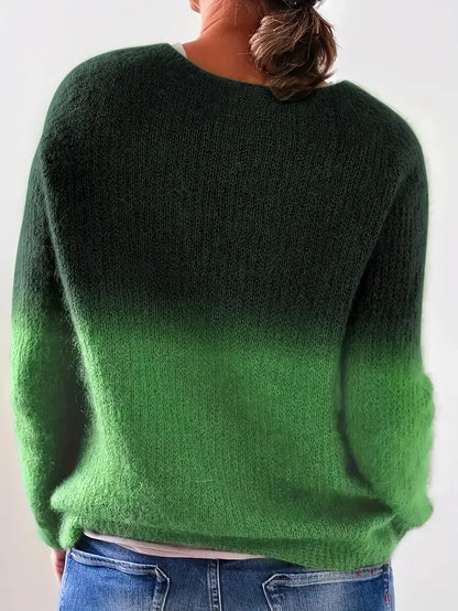 Linnea™ | Stickad Ombre tröja